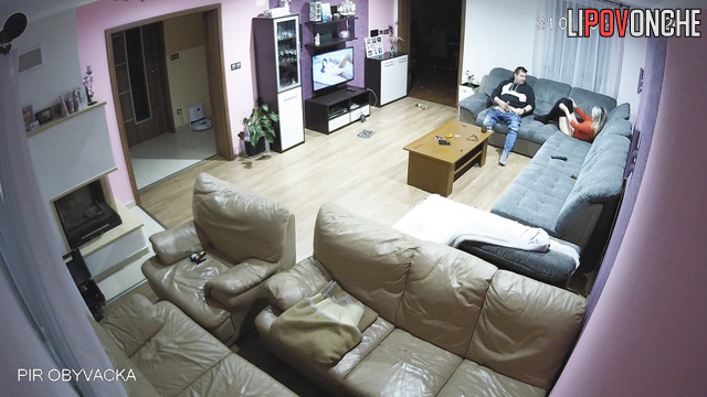 Double handjob between horny spouses (porn watching)