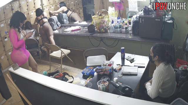 Juicy whores are slowly getting ready for night work
