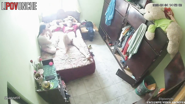 Modest brunette jumping on a cock as a wild whore