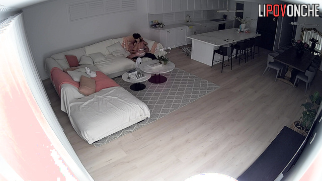 Her lingerie isn't necessary when she is with me [sex in the living room]