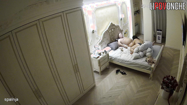 Chubby couple in love had no idea anyone decided to observe them