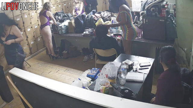 A typical stripper's routine before work (public)