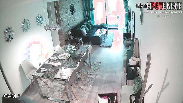 Their son installed a hidden cam in their living room