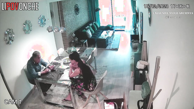 Their son installed a hidden cam in their living room