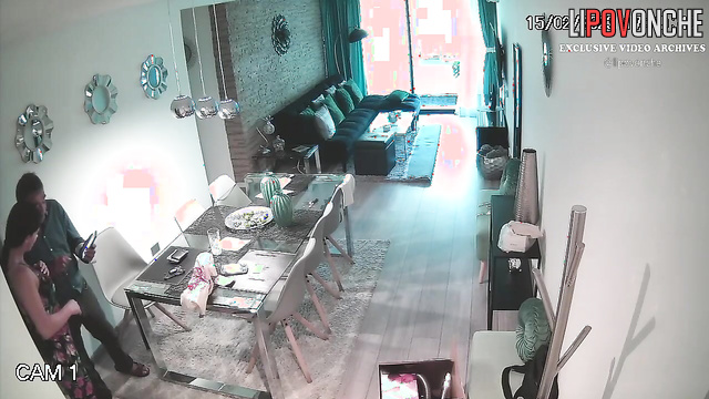Their son installed a hidden cam in their living room